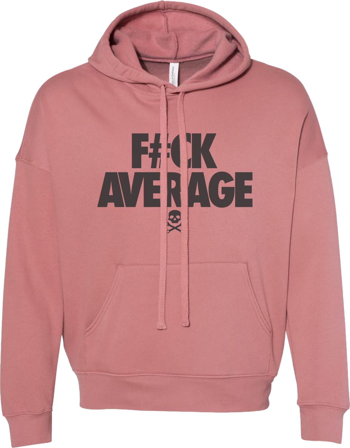 F#CK AVERAGE in Mauve / Black