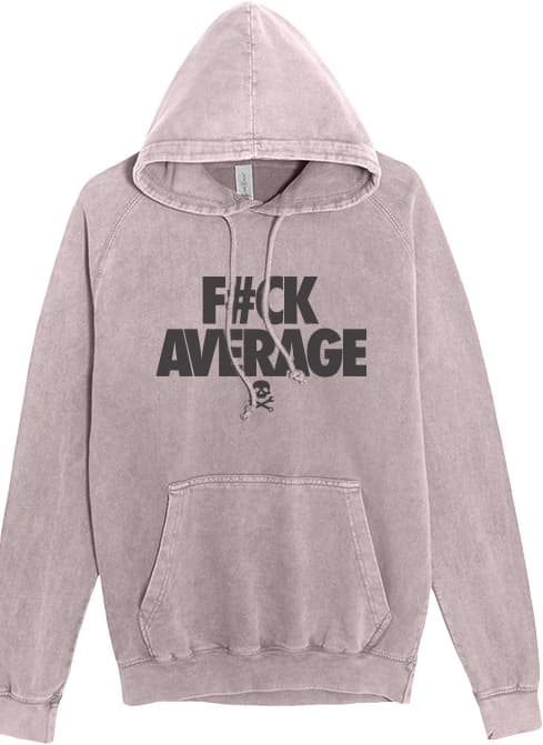 F#CK AVERAGE in Zinc / Black